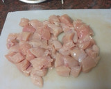 Foto del paso 1 de la receta: Palomitas de pollo agridulce a mi manera con arroz blanco