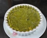 A picture of step 5 of Banana leaf Halwa.