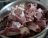 A picture of step 1 of Amritsari kulcha with mutton mince without oil.