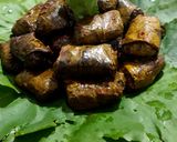عکس مرحله 8 از دستور 🍀دلمه برگ مو بدون گوشت🍀