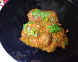 A picture of step 5 of Meatballs in sauce#4wkschallenge.