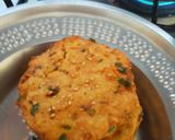 A picture of step 7 of Sorekai Menthe Jolladhittin Vada.