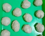 Foto langkah ke 11 dari resep Donat Fiber Creme Bunga Telang.