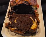 Une image de l'étape 8 de Cake marbré au chocolat noir.