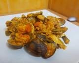Foto del paso 6 de la receta: Arroz con pollo y almejas