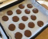 A picture of step 9 of Chocolate Macarons.