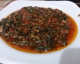 A picture of step 5 of Sarso Ka Saag.