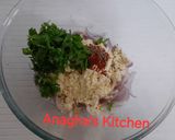 A picture of step 4 of Onion pakoda.
