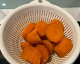 Hình bước làm 1 của món Chè Mochi Khoai Lang Mật