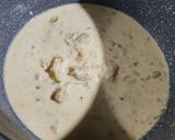 Foto del paso 3 de la receta: 🍝 Spaghetti con salsa de crema, verdeo y camarones 🍤