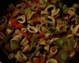 Calamari rings in mushroom&veggies recipe step 5 photo