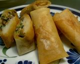 A picture of step 7 of Sweet & Salty Spring Rolls with Vegetable Namul and Tteokbokki (Mochi).