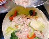 A picture of step 6 of Sweet Onion & Tuna Wrap Sandwich.