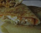 A picture of step 4 of Savory pancake(crepe salé).