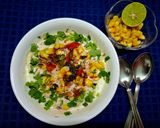 A picture of step 3 of Sweet Corn and Vegetables Raita.