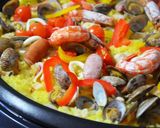 A picture of step 9 of Easy Paella on an Electric Griddle.