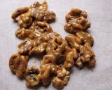 A picture of step 4 of Sweet Potato Snacks with Caramelized Walnuts.