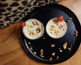 A picture of step 6 of Walnut paneer kheer.