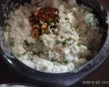 A picture of step 4 of Curd rice with Grapes temple style.