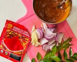 Gambar langkah 1 resipi Kari Sutun Sempoi tanpa Santan.