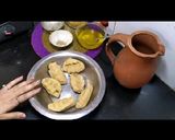 A picture of step 2 of Janmashtami special churma laddu.