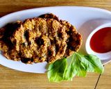 A picture of step 5 of Lobia vada (cow peas).