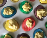 A picture of step 8 of Easter Deviled Eggs.