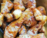 Une image de l'étape 1 de Pilons de poulet au four 🍯.