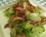 A picture of step 5 of Stir-fry with the Outer Leaves of Lettuce.