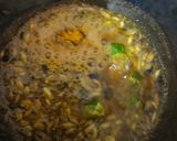 A picture of step 3 of Dahi wale aloo (potato curd curry).