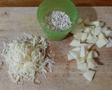 Zabkása almával és sajttal recept fázis 1 fotója