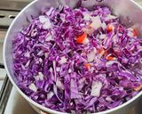 Foto del paso 1 de la receta: Tarta casera de caballa y repollo morado