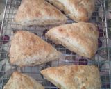 A picture of step 8 of White Chocolate and Lemon Peel Scones & Dark Matcha Scones.