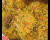 Masaledaar Green onion with potatoes recipe step 4 photo