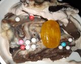 A picture of step 9 of Chocolate mango dessert ice-cream.