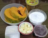 Foto langkah ke 1 dari resep Bola-Bola Labu Kuning Keju.