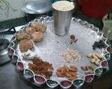 A picture of step 4 of Gur wale chawal.