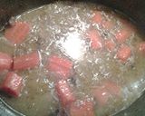 A picture of step 3 of beef stock.