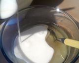 A picture of step 5 of Vickys Coconut Flour Victoria Sandwich Cake, GF DF EF SF NF.