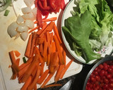 Foto del paso 1 de la receta: Rolls de verduras+carne light
