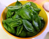 A picture of step 1 of Homemade Pesto Genovese.