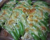A picture of step 9 of Easy Sugar Snap Peas Baked in the Toaster Oven.