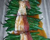 A picture of step 6 of Green Bean Bundles.
