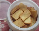 A picture of step 13 of Low-Carb Crispy Koya Dofu Snack.