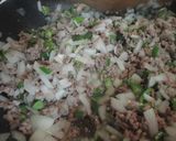 A picture of step 3 of Eggplant and Bell Pepper Keema Curry.