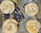 A picture of step 10 of Onion cake.