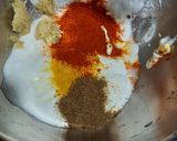 A picture of step 1 of Paneer Tikka masala.