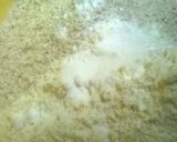 A picture of step 2 of Cheese and pear yoghurt bread. (Use gms measurements ).