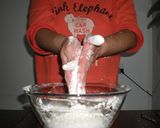 A picture of step 1 of Brazilian Tapioca Crepes.