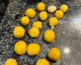 Foto del paso 3 de la receta: Ñoquis de zanahoria rellenos con salsa al verdeo